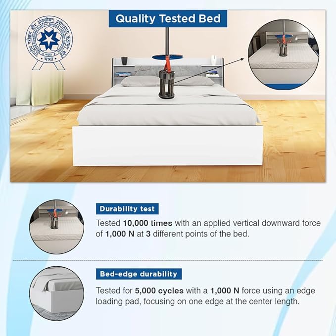 Amy Storage Bed With Headboard Storage Classic Walnut Bed