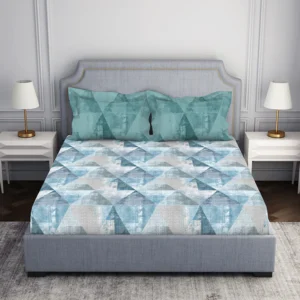 Cotton Fitted Elastic Bedsheet - Atrium by Spaces