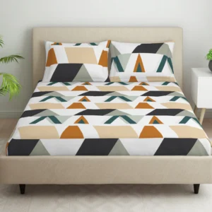 Clay Brown Microfiber Double Bedsheet - Dazzle By Welspun